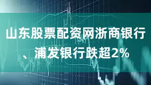 山东股票配资网浙商银行、浦发银行跌超2%